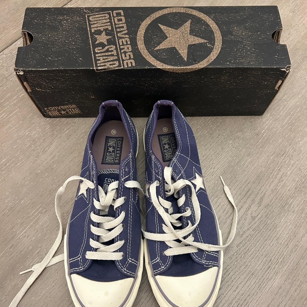 Converse One Star Purple Sneakers